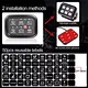 LED car light Touch Control Panel car led light control box 6 Gang light Switch Panel